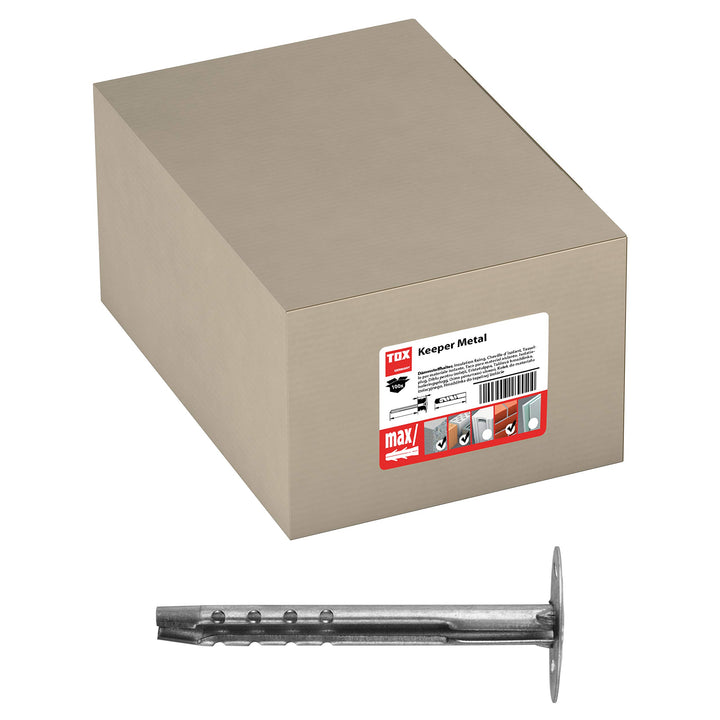 TOX Dämmstoffdübel Keeper 8/90 mm 100 Stück, 027100211 8x90 mm, 8x90 mm