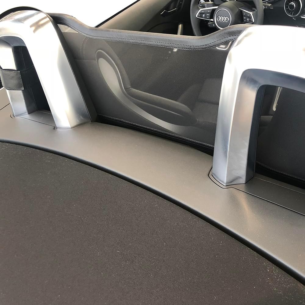 Aperta Windschott passend für Audi TT 8S FV9 100% Passgenau OEM Qualität Schwarz Windstop Windabweis