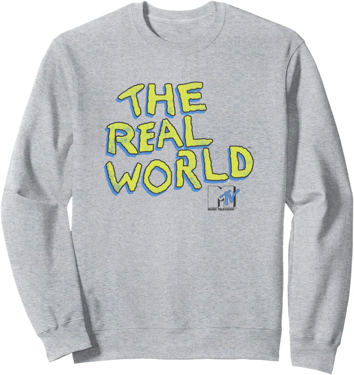 MTV Distressed The Real World Logo Sweatshirt