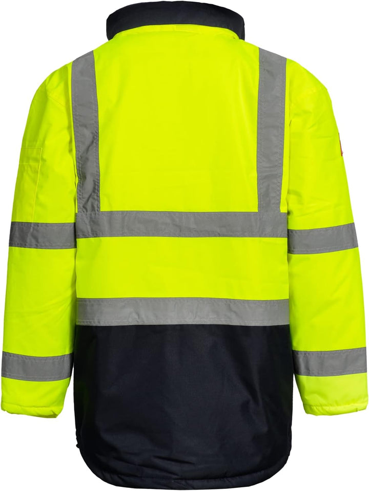 Nitras Warnschutz Parka MOTION TEX VIZ (Farbe: gelb/blau; Grösse: M)