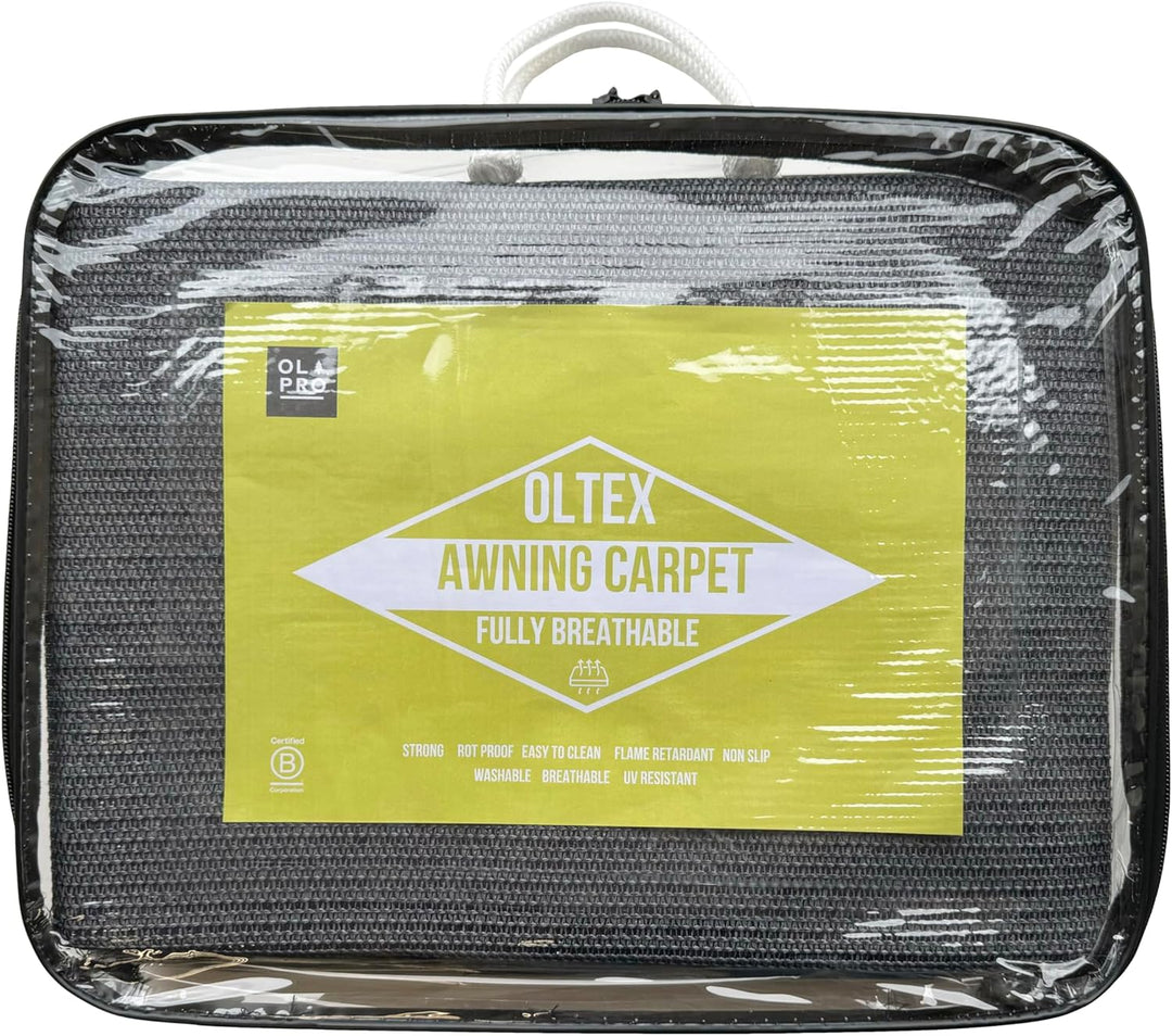 OLPRO OLTex Teppich aus Markisenstoff 2.5 x 6.5 m blau, 2.5 x 6.5 m blau