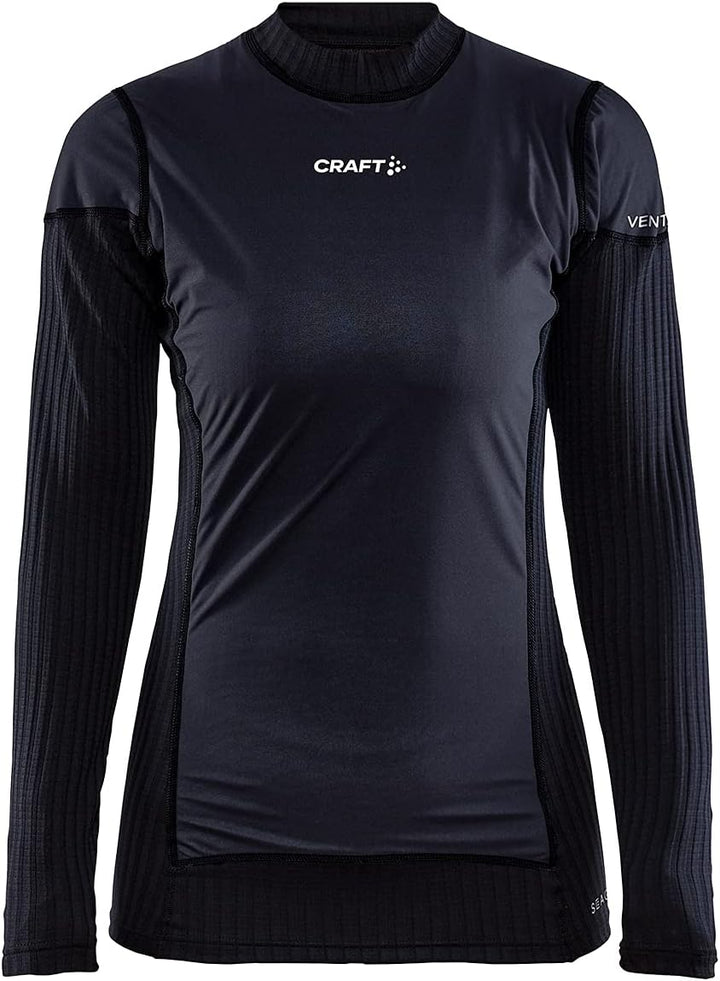 Craft Damen Active Extreme X Wind Ls W Oberteile L Schwarz/Granit, L Schwarz/Granit