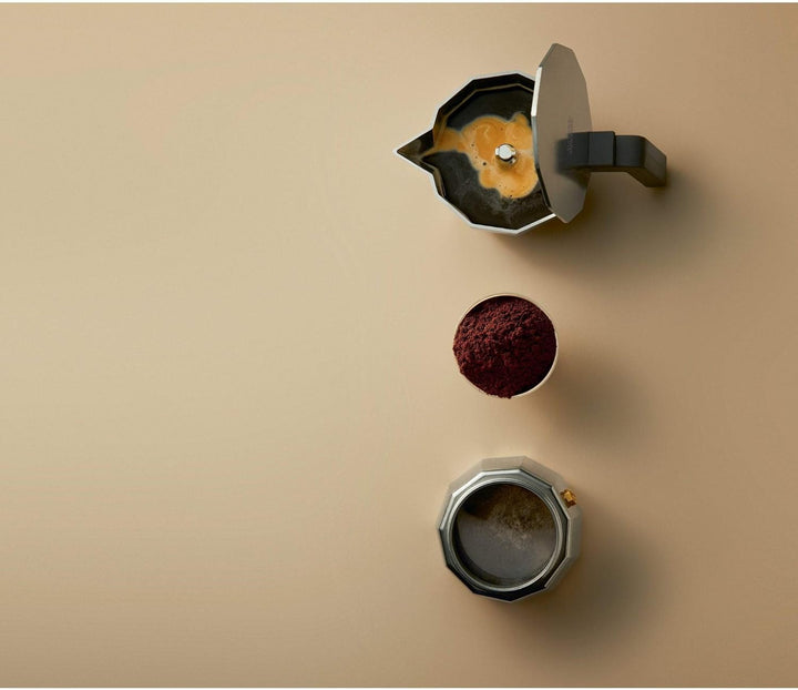 Alessi DC06/9 FM Espressokocher, Edelstahl, 12 cm 12 cm Amerikanisch, 12 cm Amerikanisch