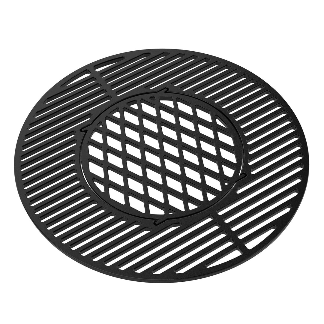 Onlyfire Kompletter Gusseisen-Grillrost System Sear Grate für Weber 57 Kugelgrill, Gusseisen