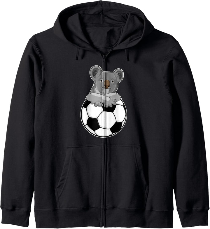 Koala Fussball Fussballspieler Sport Kapuzenjacke