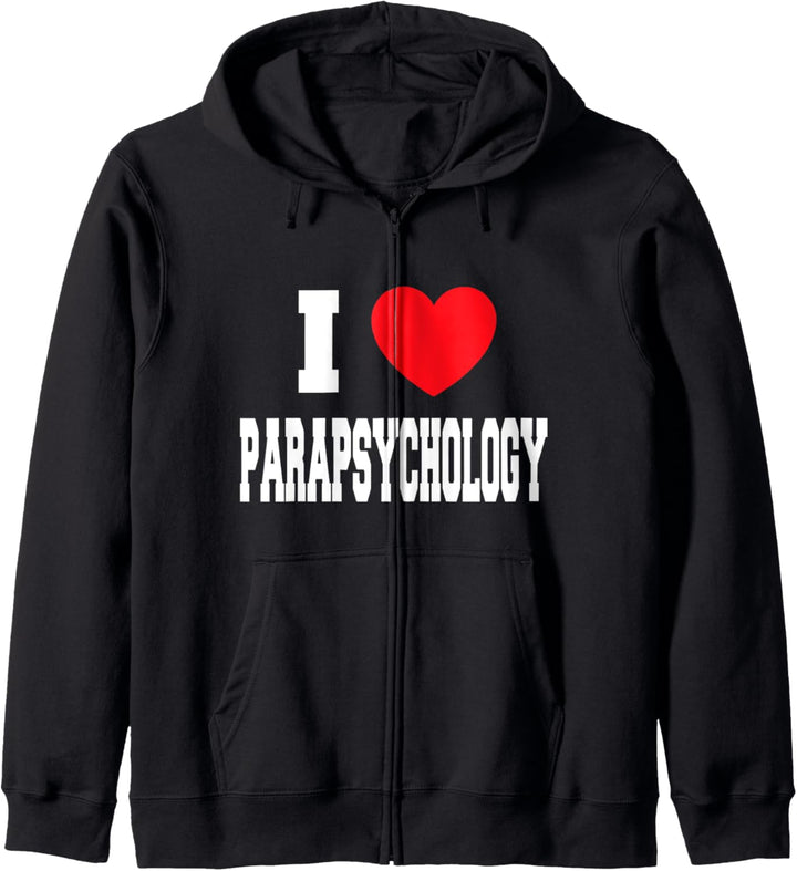 I Love Parapsychology Kapuzenjacke
