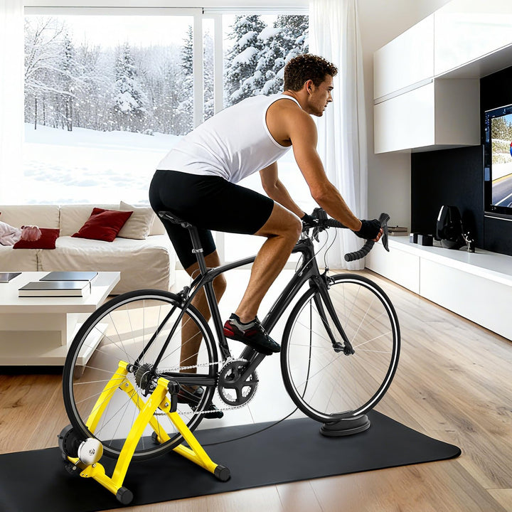 Sportneer Rollentrainer Fahrrad - Magnetischer Rollentrainer für 26-28" &amp; 700C Schnellspanner Vorder