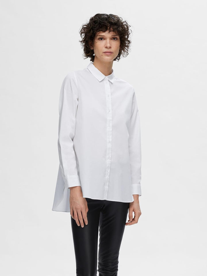 SELECTED FEMME Female Hemd Reissverschluss 36 Bright White, 36 Bright White