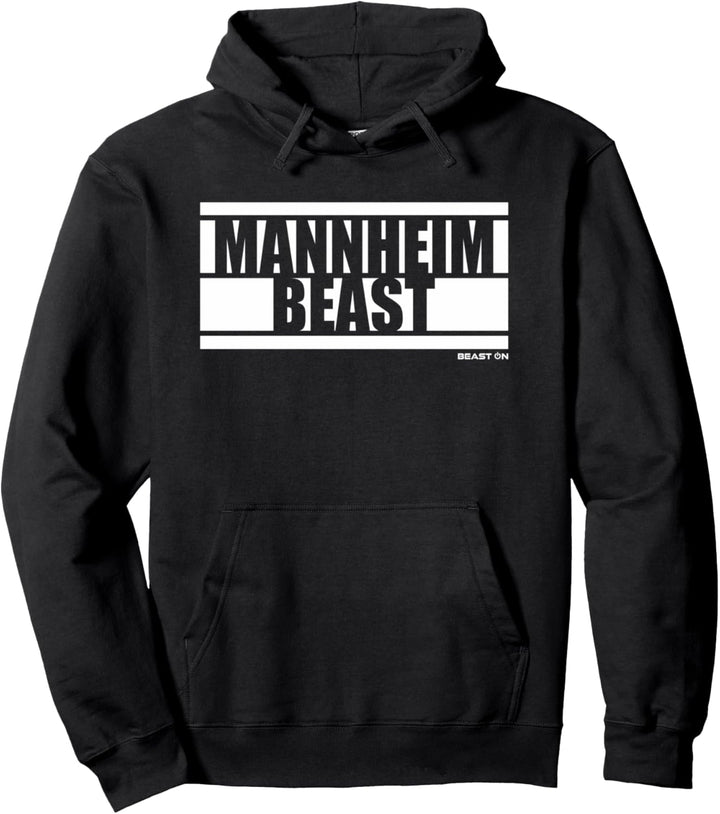 Mannheim Beast Bodybuilding Fitness Gym Motivation Sprüche Pullover Hoodie