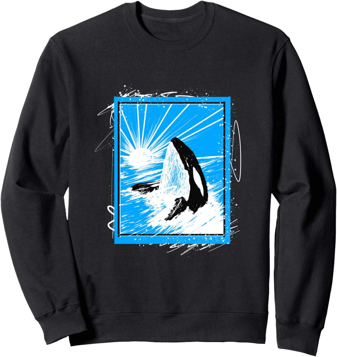 Killerwal Speichern Sie die Wale Wale Geschenk Sweatshirt