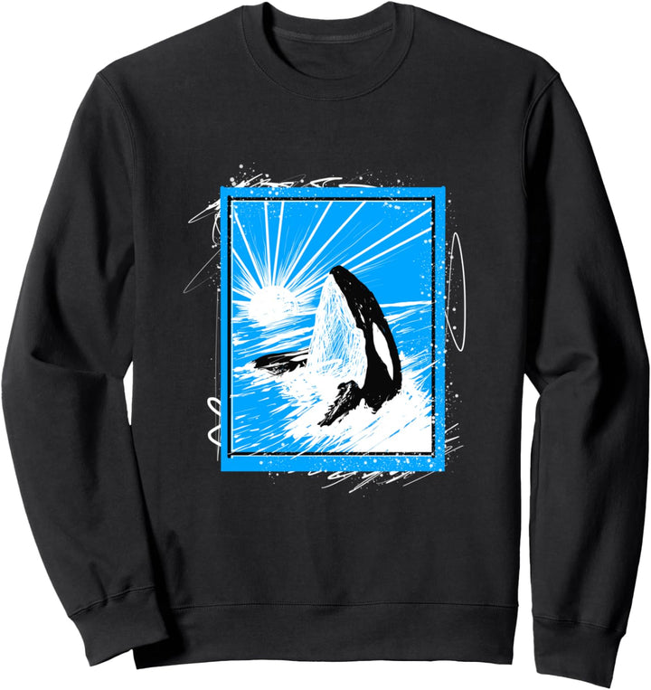 Killerwal Speichern Sie die Wale Wale Geschenk Sweatshirt