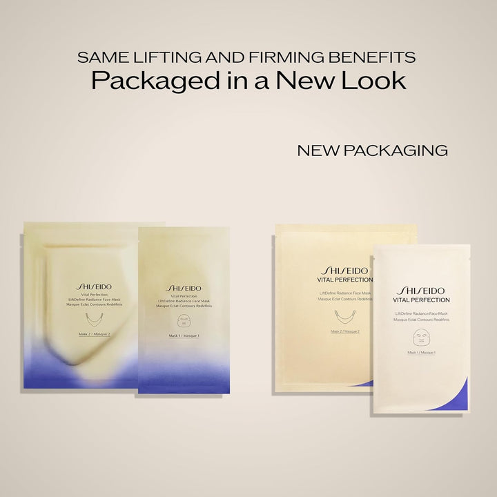 Shiseido Vital Perfection Liftdefine Radiance Face Mask 6 Pcs