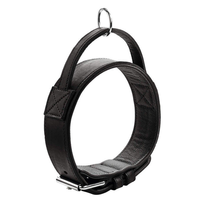 HUNTER Trainingshalsband mit Griff Larvik L (65), Schwarz 65 (L), 65 (L)