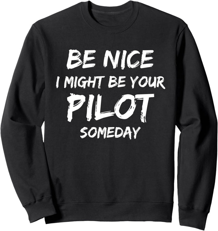 Pilot Flugzeug Airline Geschenk Idee Männer Sweatshirt