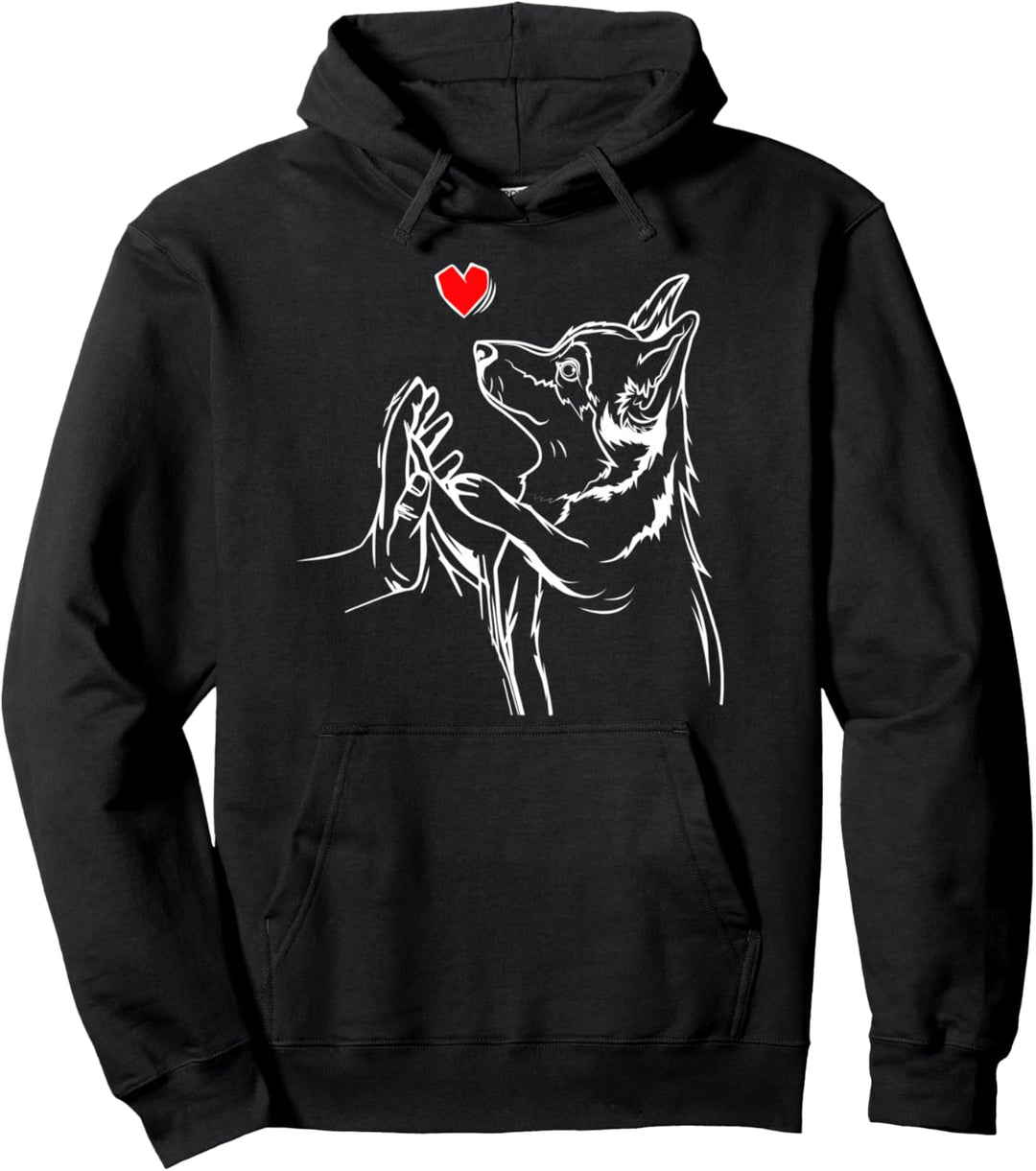 Corgi Liebe Hundehalter Frauchen Pullover Hoodie