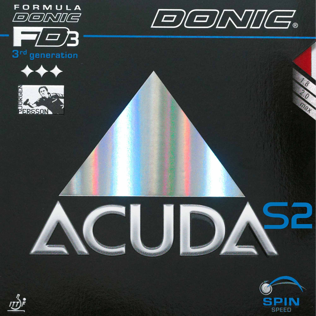 Donic Belag Acuda S2, rot, 1,8 mm