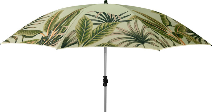 matrasa Sonnenschirm LEAF höhenverstellbar mit Knickgelenk & UPF 40+ Grün Ø180 cm