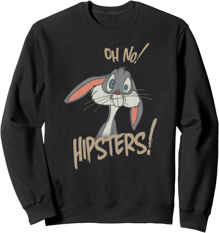 Looney Tunes Bugs Bunny Oh No Hipsters Sweatshirt