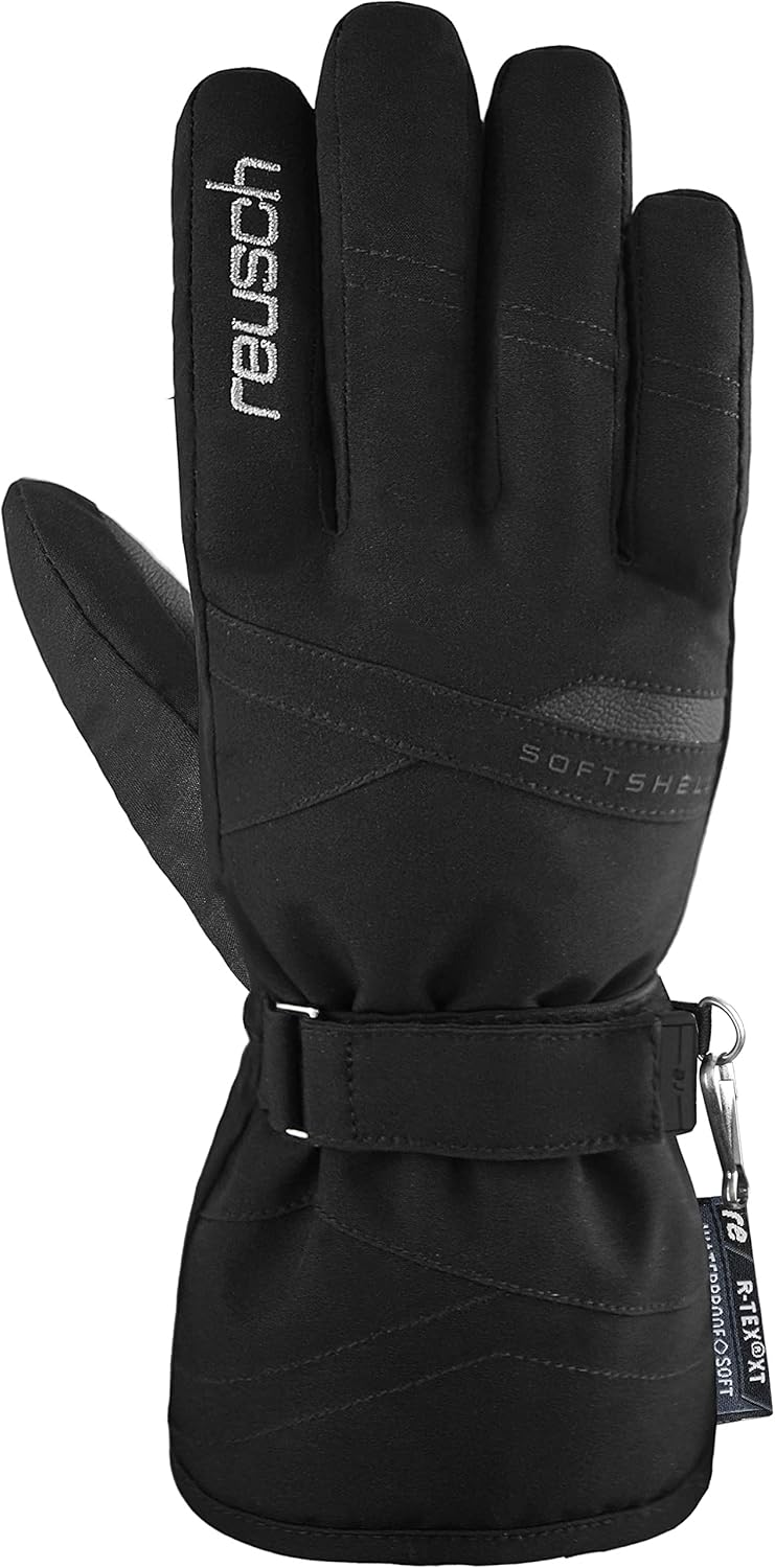 Reusch Damen Fingerhandschuhe Hellen R-TEX XT 7702 Black / Silver 6.5, 7702 Black / Silver 6.5