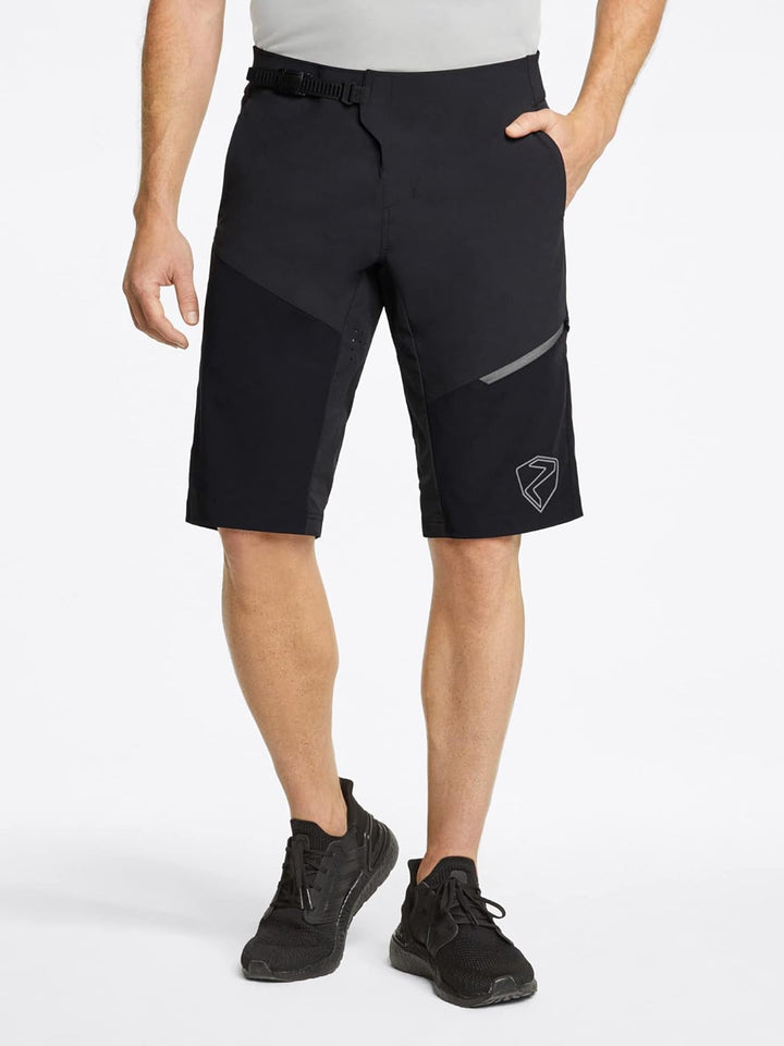 Ziener Herren Mountainbike-Shorts/Rad- / Outdoor-Hose - atmungsaktiv,elastisch,PFC frei Niban, 56 Bl