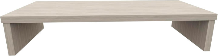 Henor Monitorständer TV-Bildschirmerhöhung in FSC® Holz 62 x 26.5 x 12 cm. Unterstützt 50 kg Eiche E