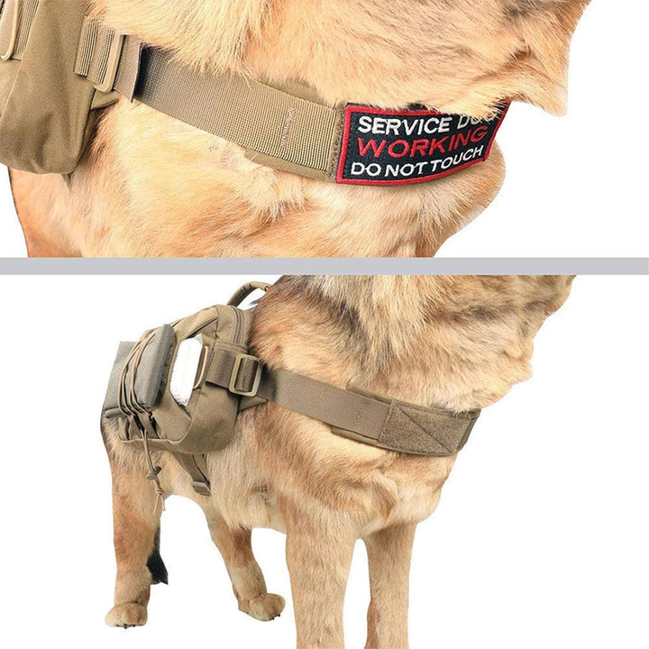 EXCELLENT ELITE SPANKER Dog Pack Hound Hundesatteltasche Rucksack für Reisen Camping Wandern mittler