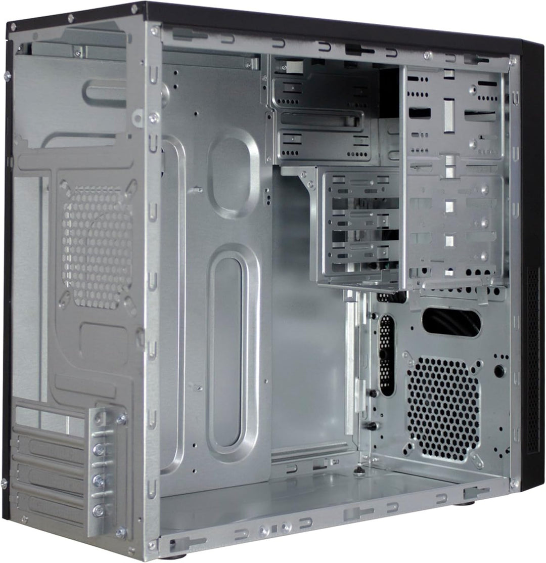 Inter-Tech IT-6865 Micro-Tower PC-Gehäuse (Micro-Tower, PC, Schwarz, 14 cm, 34 cm, CE)