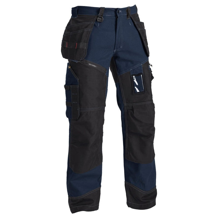 Blåkläder 15001370 Werker Hosen X1500, Dunkelblau, D124 D124 Navy Blue / Black, D124 Navy Blue / Bla