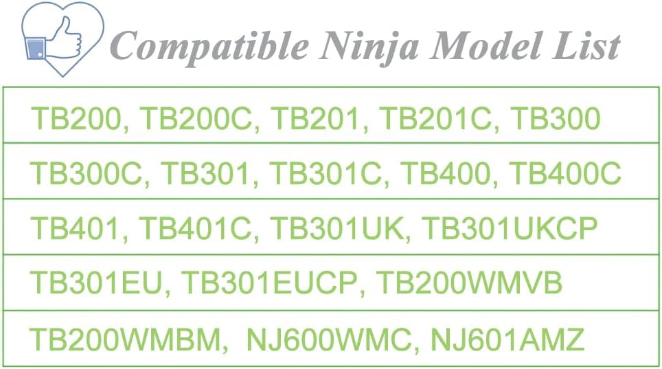 Gestapelte Klinge für Ninja Detect Power Blender Processor Pro TB201EU TB301EU TB301EUCP TB401EU TB4