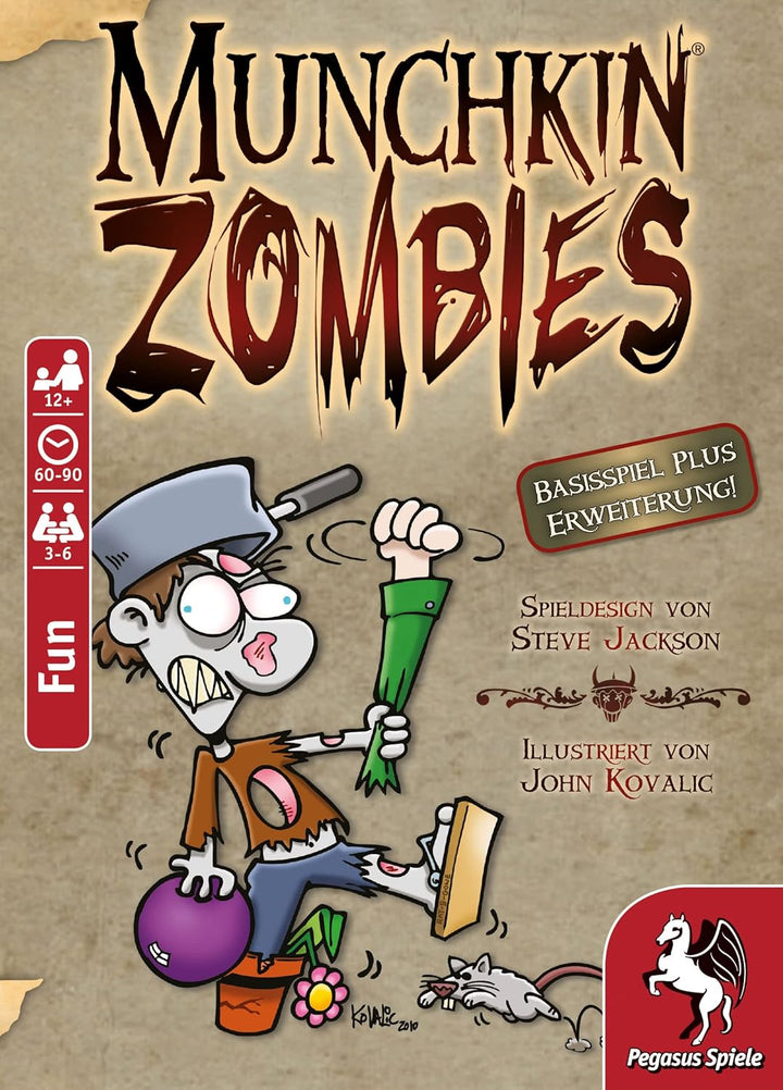 Pegasus Spiele 17138G - Munchkin Zombies 1+2
