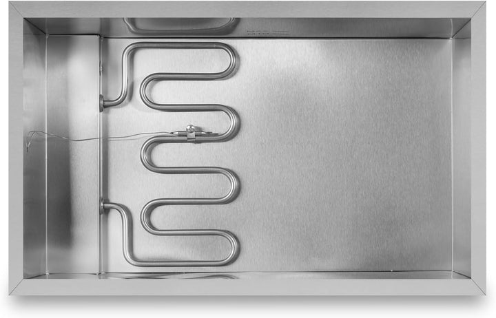 Speisenwärmer Buffetwärmer Wärmebehälter Für Speisen Elektrisch 1000W aus Edelstahl (Inkl 1x 1/1 GN