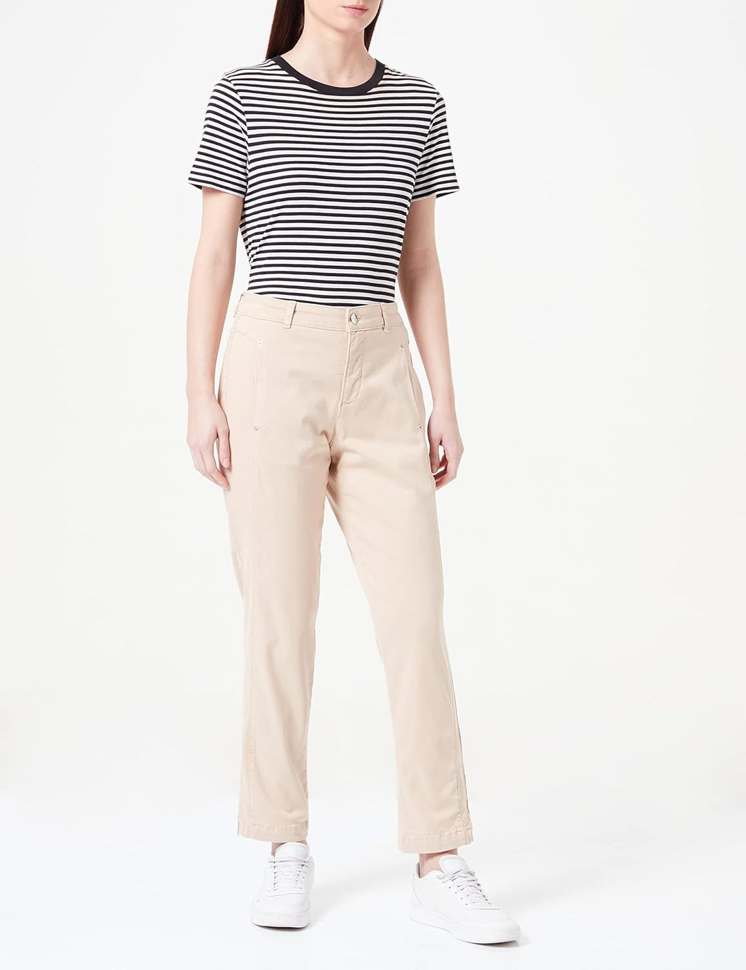 comma Damen Freizeithose 38 8212 Sandfarben, 38 8212 Sandfarben