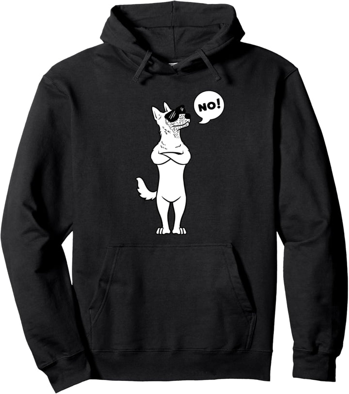 Sturer Malinois Hund lustig Belgischer Schäferhund Pullover Hoodie