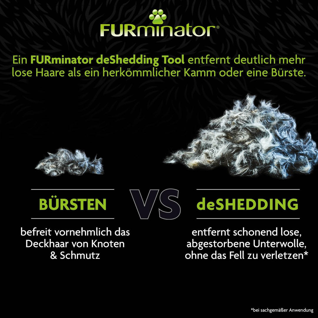 Furminator deShedding-Tool Hund Grösse L Kurzhaar - Hundebürste für grosse Hunde zur Entfernung der