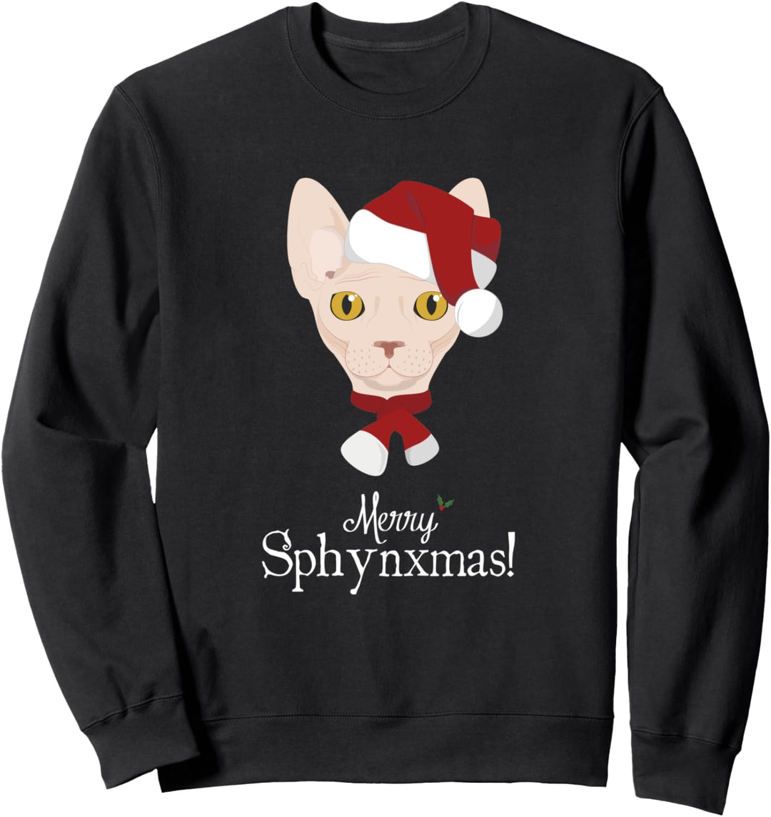 Sphynx Cat Frohe Weihnachten Sweatshirt