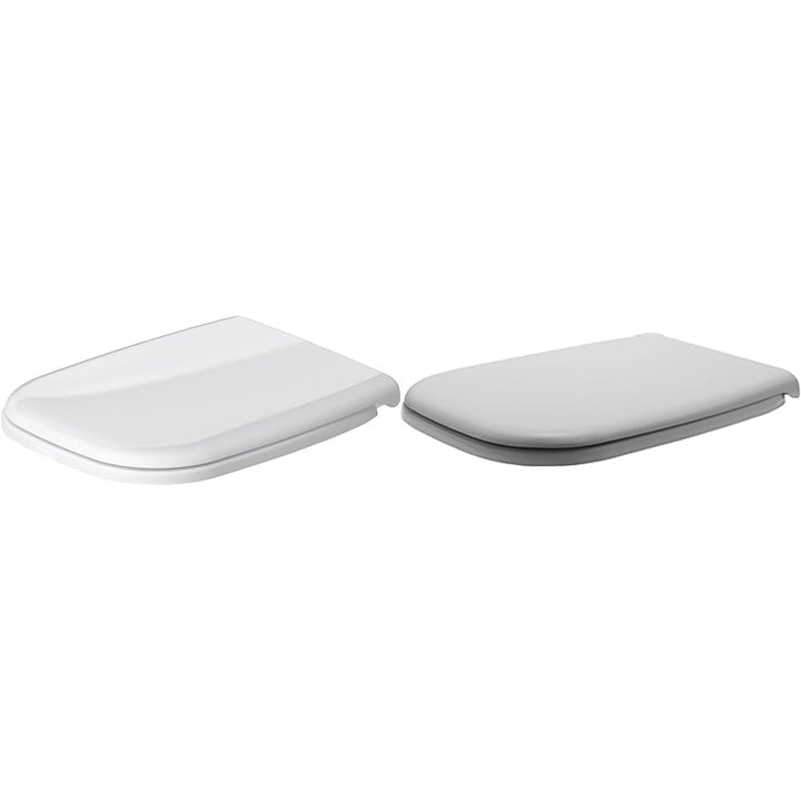 Duravit WC-Sitz D-Code Compact, Toilettendeckel aus Urea-Duroplast, Klodeckel mit Edelstahl Scharnie