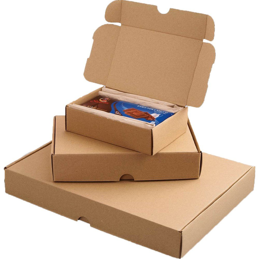 Smartbox 225 x 155 x 45 mm A5 ECON Briefkasten – Braun (25 Stück)