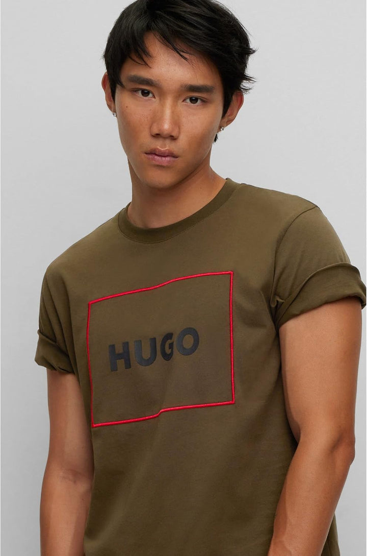 HUGO Herren Dumex T-Shirt M Dark Green303, M Dark Green303