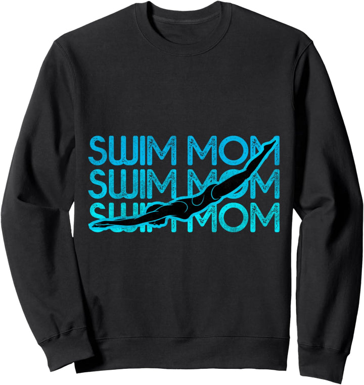 Schwimm Mutter Schwimmerin Schwimmen Sweatshirt