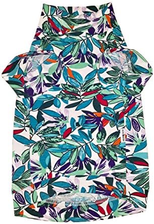 Kotomoda Cat Wear T-Shirt Leaves (XL) XL Blau, XL Blau