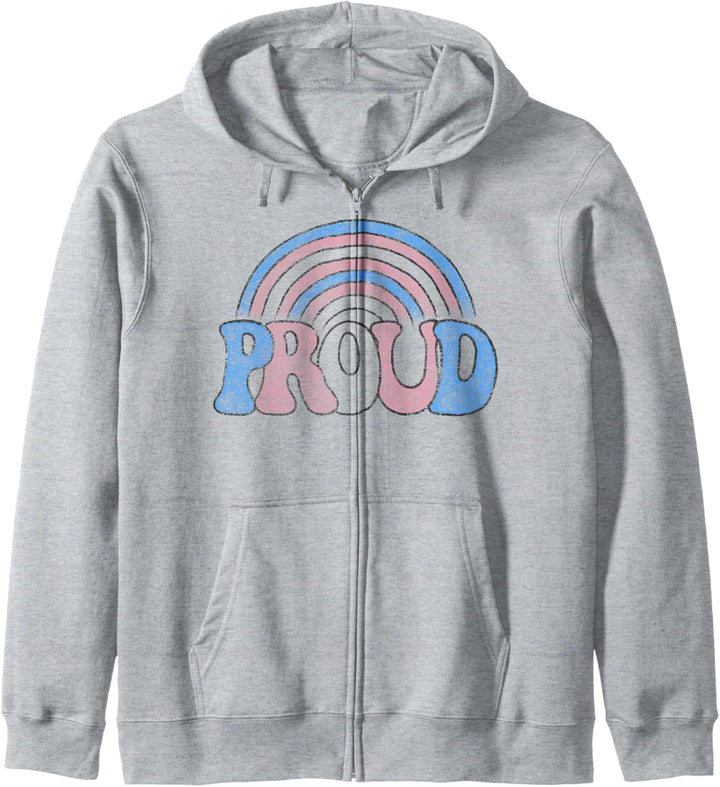Trendy Rainbow Proud Pride Kapuzenjacke