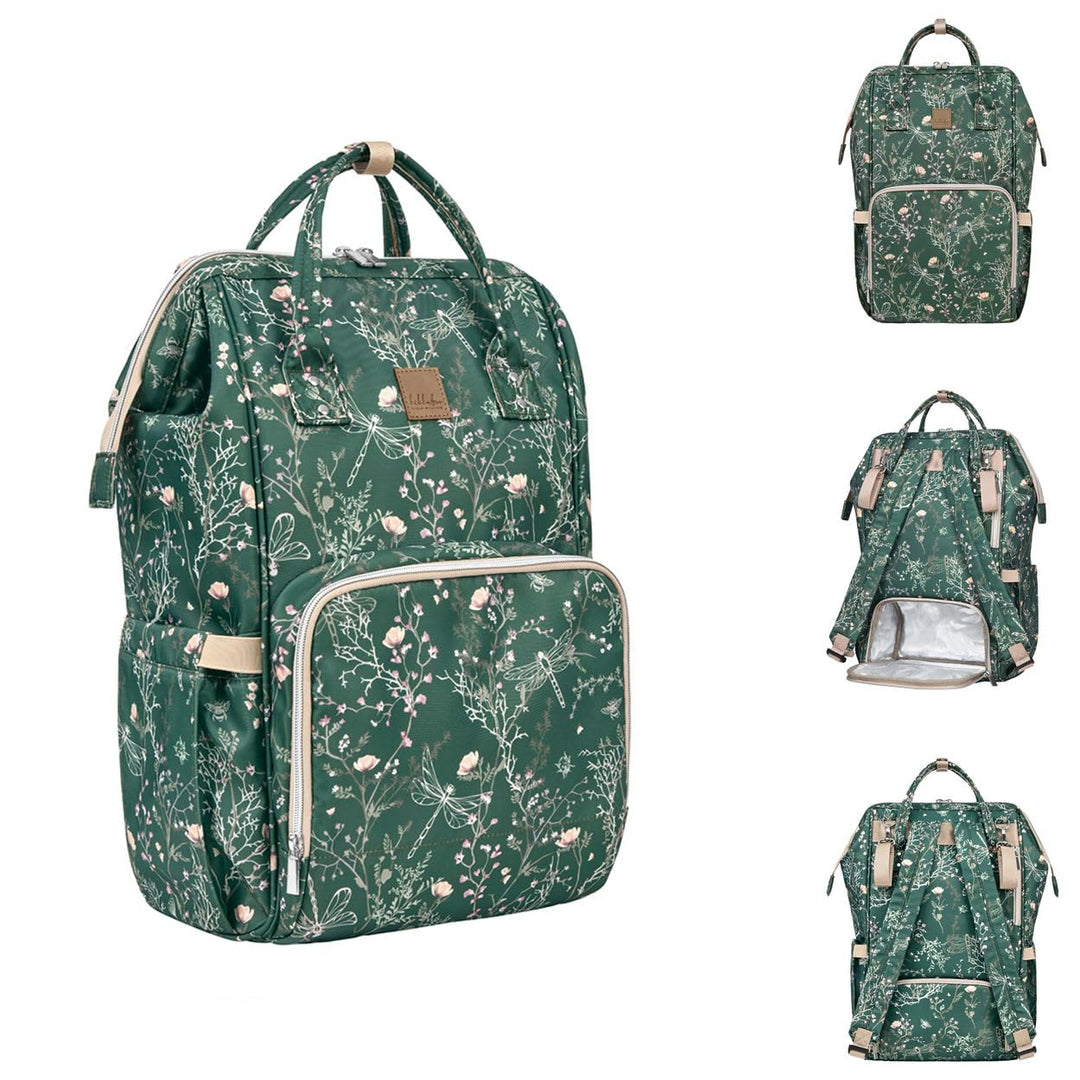 kikka boo Siena Grey Tasche Grün Gemustert, Grün Gemustert