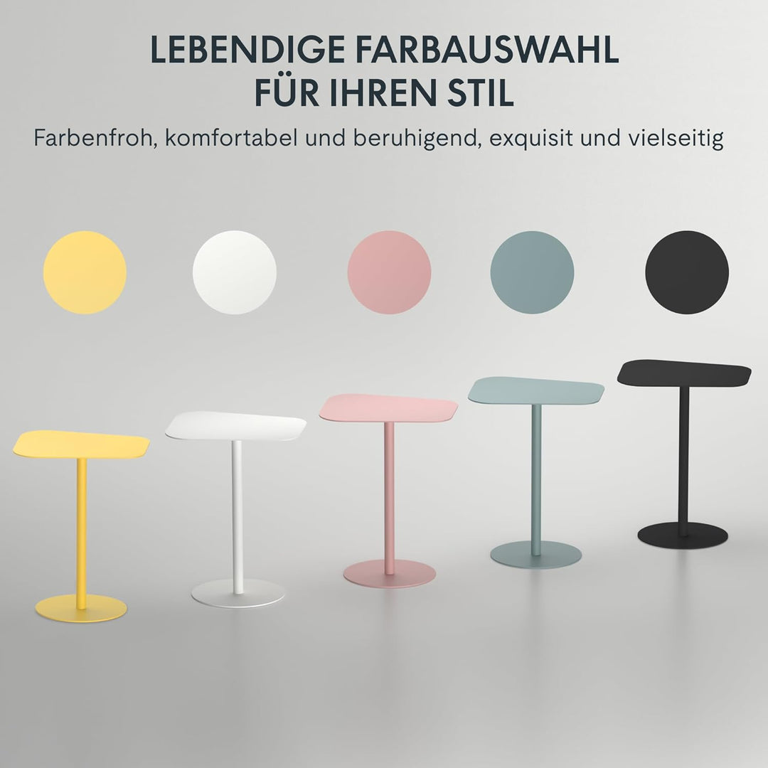 FLEXISPOT Moderner Beistelltisch aus kaltgewalztem Stahl – stilvoller Sofa- & Nachttisch für Wohnzim