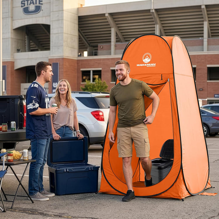 Pop-Up-Pod – Sichtschutz-Duschzelt, Ankleidezimmer oder tragbare Toilettenkabine mit Tragetasche für