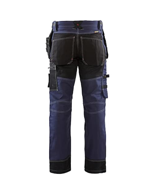 Blåkläder 15001370 Werker Hosen X1500, Dunkelblau, D124 D124 Navy Blue / Black, D124 Navy Blue / Bla