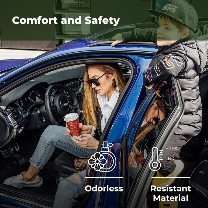 FROGUM No.77 Gummimatten Ganzjahresset von Auto Fussmatten Autofussmatten für FIAT 500e I 2015-2020