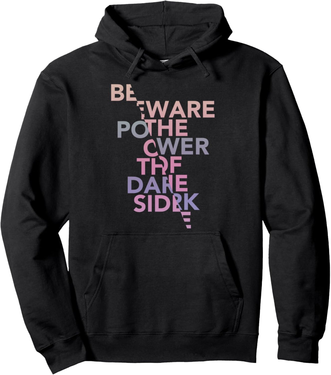 Star Wars The Last Jedi Beware The Powers Pastel Text Pullover Hoodie