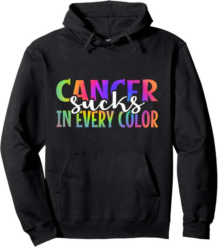 Krebs saugt jeden Farben-Kämpfer an | Tie Dye Pullover Hoodie