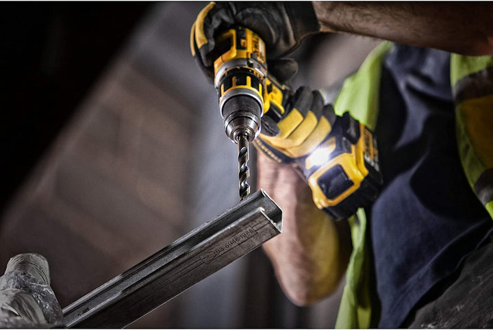 DEWALT DT70727-QZ Metallbohrer-Set 14-teilig HSS-G, Black &amp; Golden