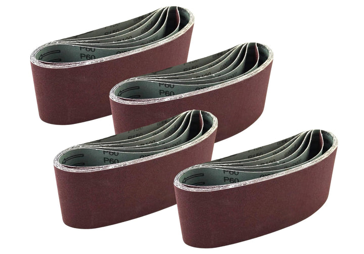 24 x Bandschleifpapier 100 x 610 mm Körnung 40/60/80/100/120/150